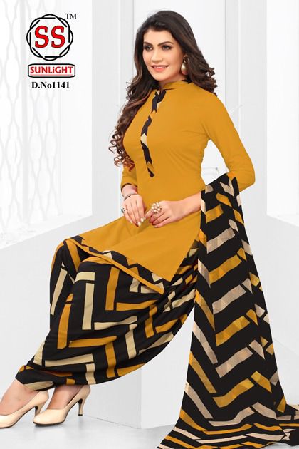 Ssc Sunlight Regular Wear Printed Designer Dress Material Collection
